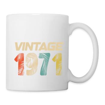 Vintage 1971 Retro - Best-seller - Mug blanc - blanc - Droite