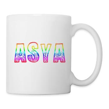 Asya RS Arc-en-ciel - Mug blanc - blanc - Droite