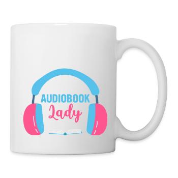 Contes épiques, amour sans fin : Crazy Audiobook Lady - Mug blanc - blanc - Droite