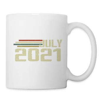 Anniversaire juillet 2021 Année 2021 juillet Né en 2021 - Mug blanc - blanc - Droite