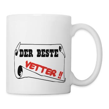 Der beste vetter - Mug blanc - blanc - Droite