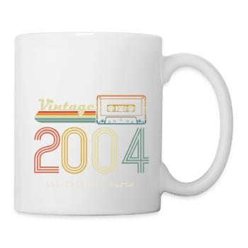 2004 Original 2004 Vintage Vintage Retro Jahrestag - Tasse - Weiß - Rechts