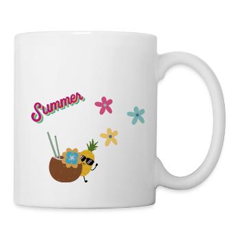 Summer Pineapple - Mug - white - Right
