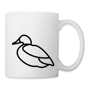 Canard - Mug blanc - blanc - Droite