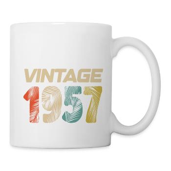 Vintage 1957 Retro - Bestseller - Tasse - Weiß - Rechts