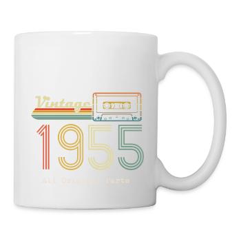 1955 Original 1955 Vintage Vintage Retro Jahrestag - Tasse - Weiß - Rechts