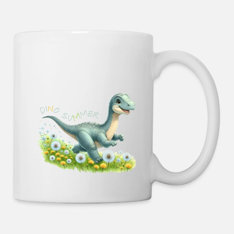 Dino Summer - Brachiosaurus - Tasse - Weiß