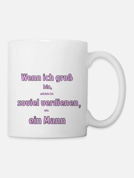 Equal pay - Tasse - Weiß