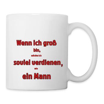 Equal pay - red - Tasse - Weiß - Rechts