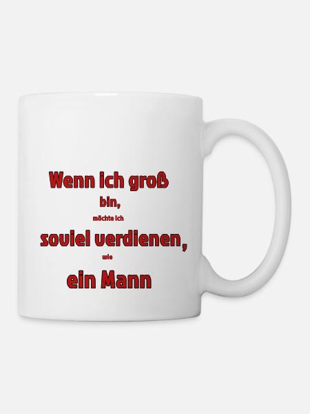 Equal pay - red - Tasse - Weiß