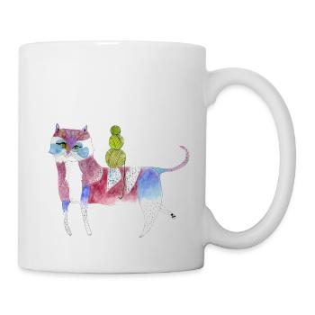 Funky Cat - Mug - white - Right