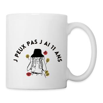 I can't I am 11 years old birthday gift 11 years old - Mug - white - Right