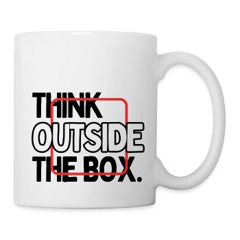 Think outside the Box - Mug - white - Right
