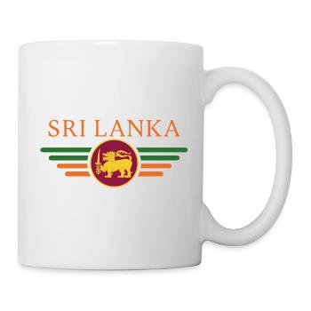 J’aime le Sri Lanka, T-shirt design de style élégance - Mug blanc - blanc - Droite