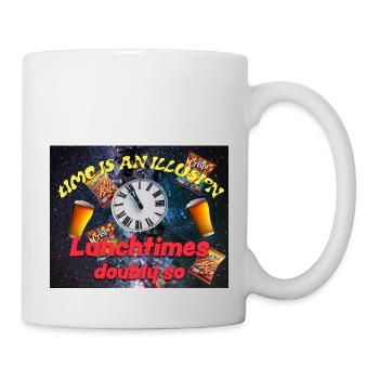 Time is an illusion - Mug - white - Right