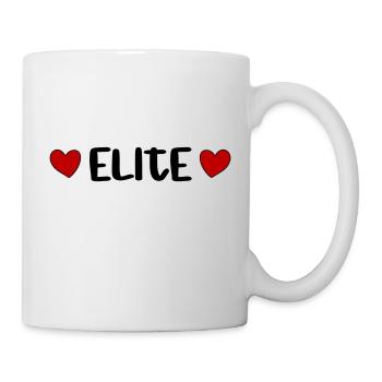 Elite Herz - Tasse - Weiß - Rechts