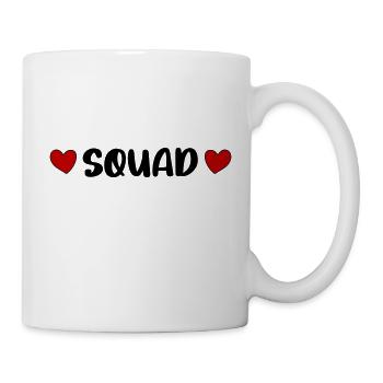 Squad Herz - Tasse - Weiß - Rechts
