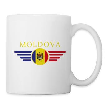 I Love Moldova, Elegance Style Design T-Shirt - Mug - white - Right