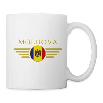 I Love Moldova, Elegance Style Design T-Shirt - Mug - white - Right