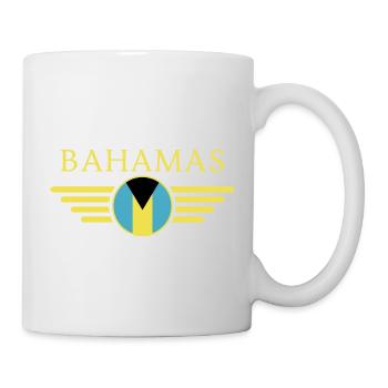 Ich liebe Bahamas, Eleganz Stil Design T-Shirt - Tasse - Weiß - Rechts