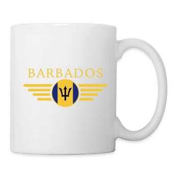 Ich liebe Barbados, Eleganz Stil Design T-Shirt - Tasse - Weiß - Rechts