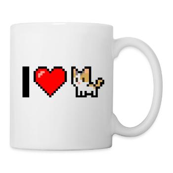 I love my cat - Mug - white - Right