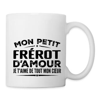 Gift Brother of love I love you with all my heart - Mug - white - Right