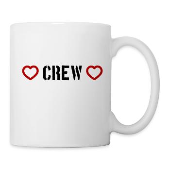 Crew Herz - Tasse - Weiß - Rechts