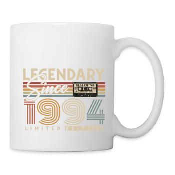 Légendaire depuis 1994 Vintage Rétro Anniversaire - Mug blanc - blanc - Droite