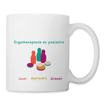 Ergothérapeute en pédiatrie - Mug blanc - blanc - Droite