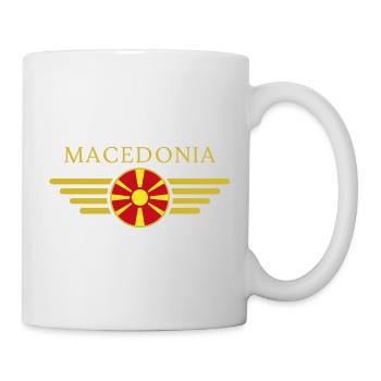 I Love Macedonia, Elegance Style Design T-Shirt - Mug - white - Right