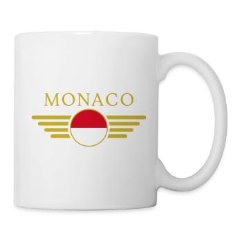 I Love Monaco, Elegance Style Design T-Shirt - Mug - white - Right