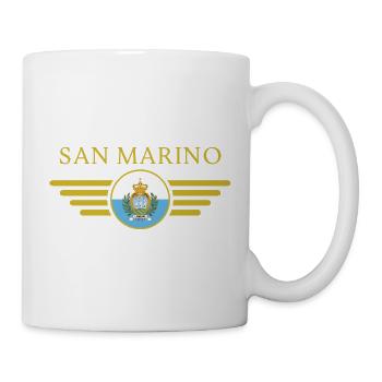 I Love San Marino, Elegance Style Design T-Shirt - Mug - white - Right