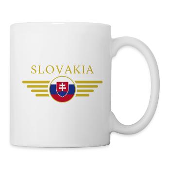 I love Slovakia, elegance style design T-Shirt - Mug - white - Right
