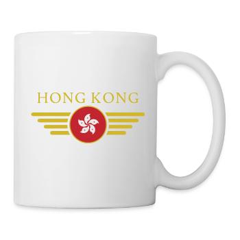 I Love Hong Kong, Style Design T-Shirt - Mug - white - Right
