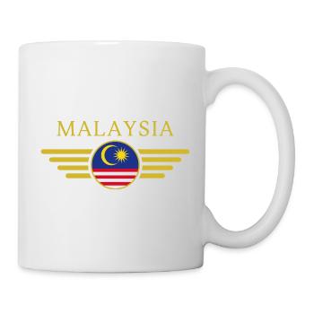 J’aime la Malaisie, T-shirt design de style élégance - Mug blanc - blanc - Droite
