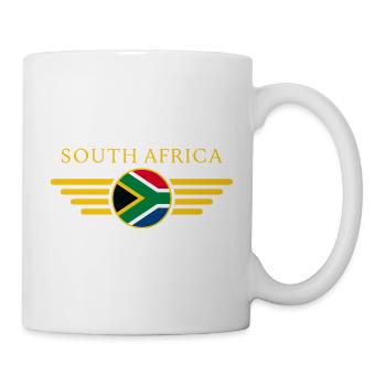 J’aime l’Afrique du Sud, T-Shirt Design Style Élégance - Mug blanc - blanc - Droite