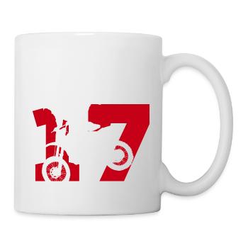 Moto 17 Biker - Tasse - Weiß - Rechts