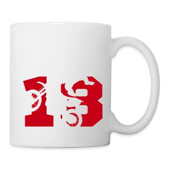 Moto 18 Biker - Tasse - Weiß - Rechts