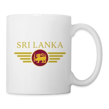 J’aime le Sri Lanka, T-shirt design de style élégance - Mug blanc - blanc - Droite