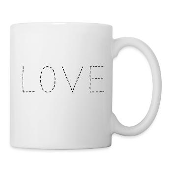 LOVE - Tasse - Weiß - Rechts