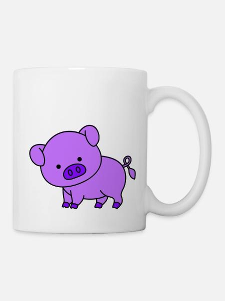 pig - Tasse - Weiß