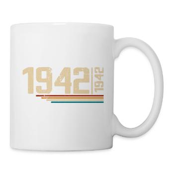 Vintage Anniversary 1942 Birthday Party 1942 - Mug - white - Right