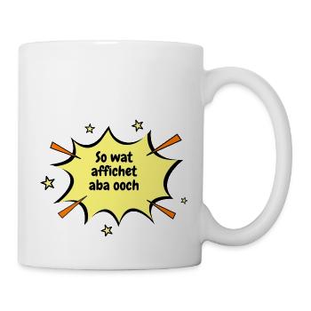Berliner Schnauze So wat affichet aba ooch - Mug blanc - blanc - Droite