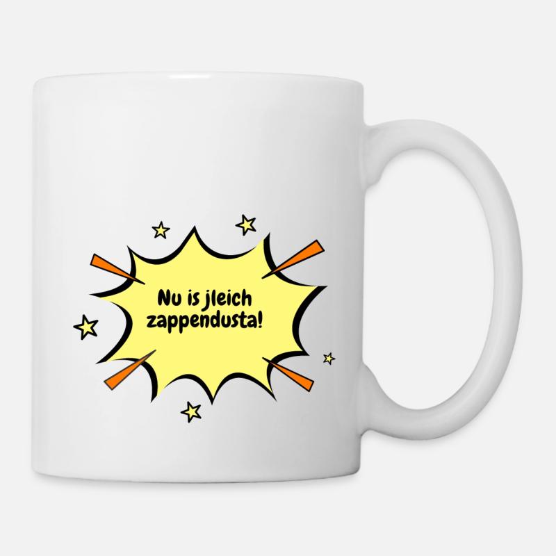 Berlin Nu is jleich zappendusta! - Tasse - Weiß