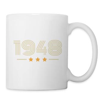 Légendaire Depuis 1948 Cadeau D anniversaire 1948 - Mug blanc - blanc - Droite