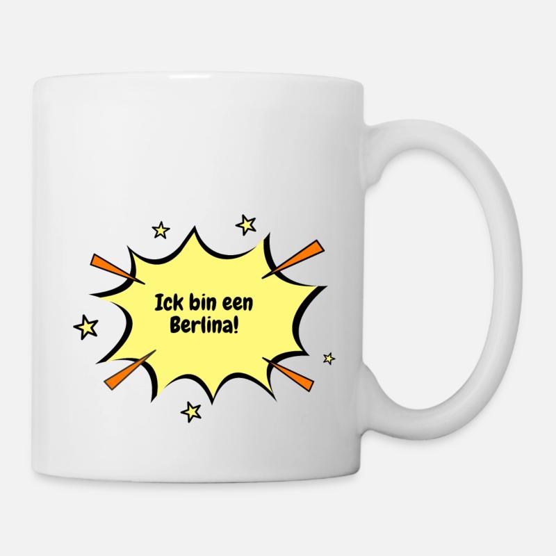 Berlin Ick bin een Berlina! - Tasse - Weiß