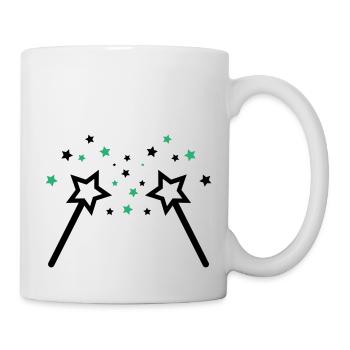 zauberstab 002 - Tasse - Weiß - Rechts