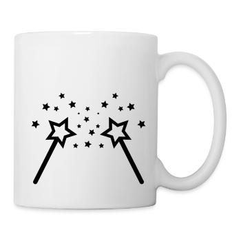 zauberstab 02 - Tasse - Weiß - Rechts