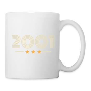 Légendaire Depuis 2001 Cadeau D anniversaire 2001 - Mug blanc - blanc - Droite